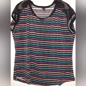 Worthington Blouse Strip Top